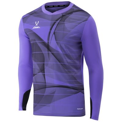 Свитер вратарский DIVISION PerFormDRY GK Pattern LS, сиреневый/темно-серый/белый